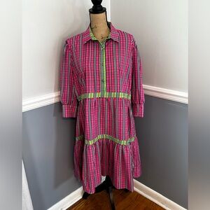 Gretchen Scott Plaid Damsel Dress Size XXL/Goddess